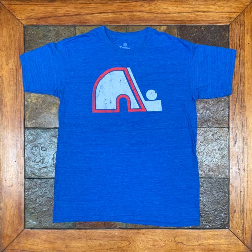 Quebec Nordiques Fanatics Blue New Men's Shirt