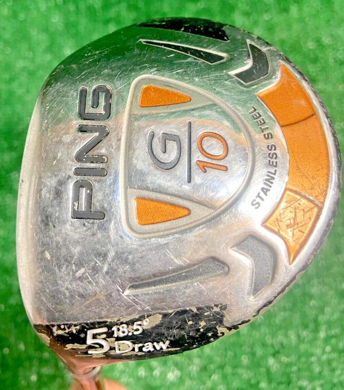 Ping G10 5 Wood 18.5* DRAW LH TFC 129F Soft-Regular SENIOR