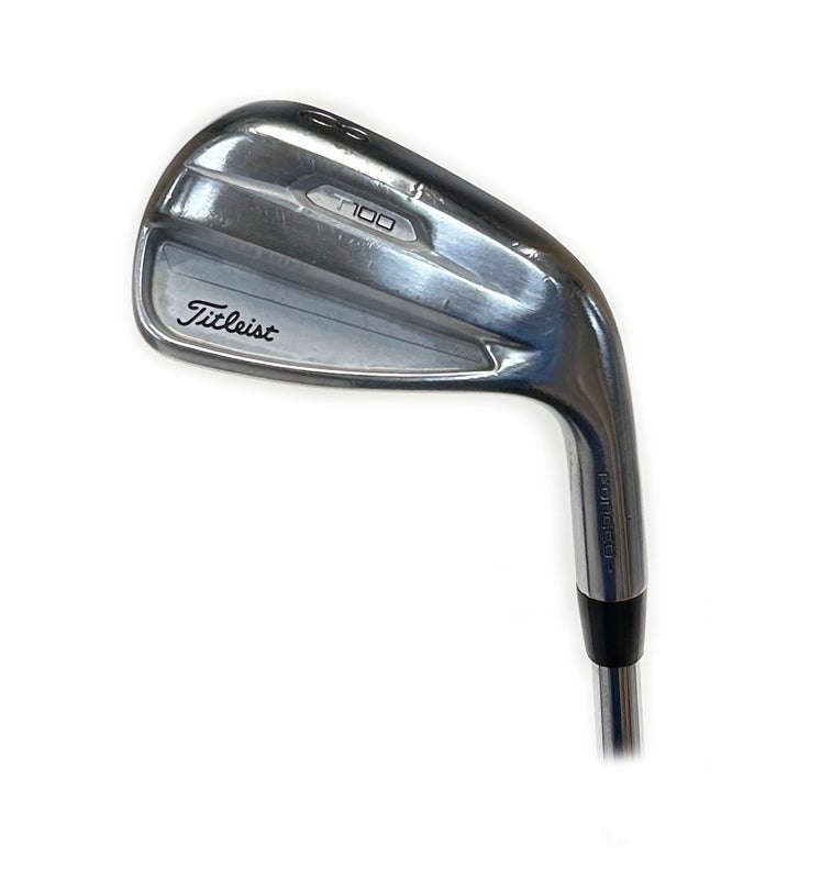 2021 Titleist T100 Forged Single 6 Iron Steel TT AMT Tour White