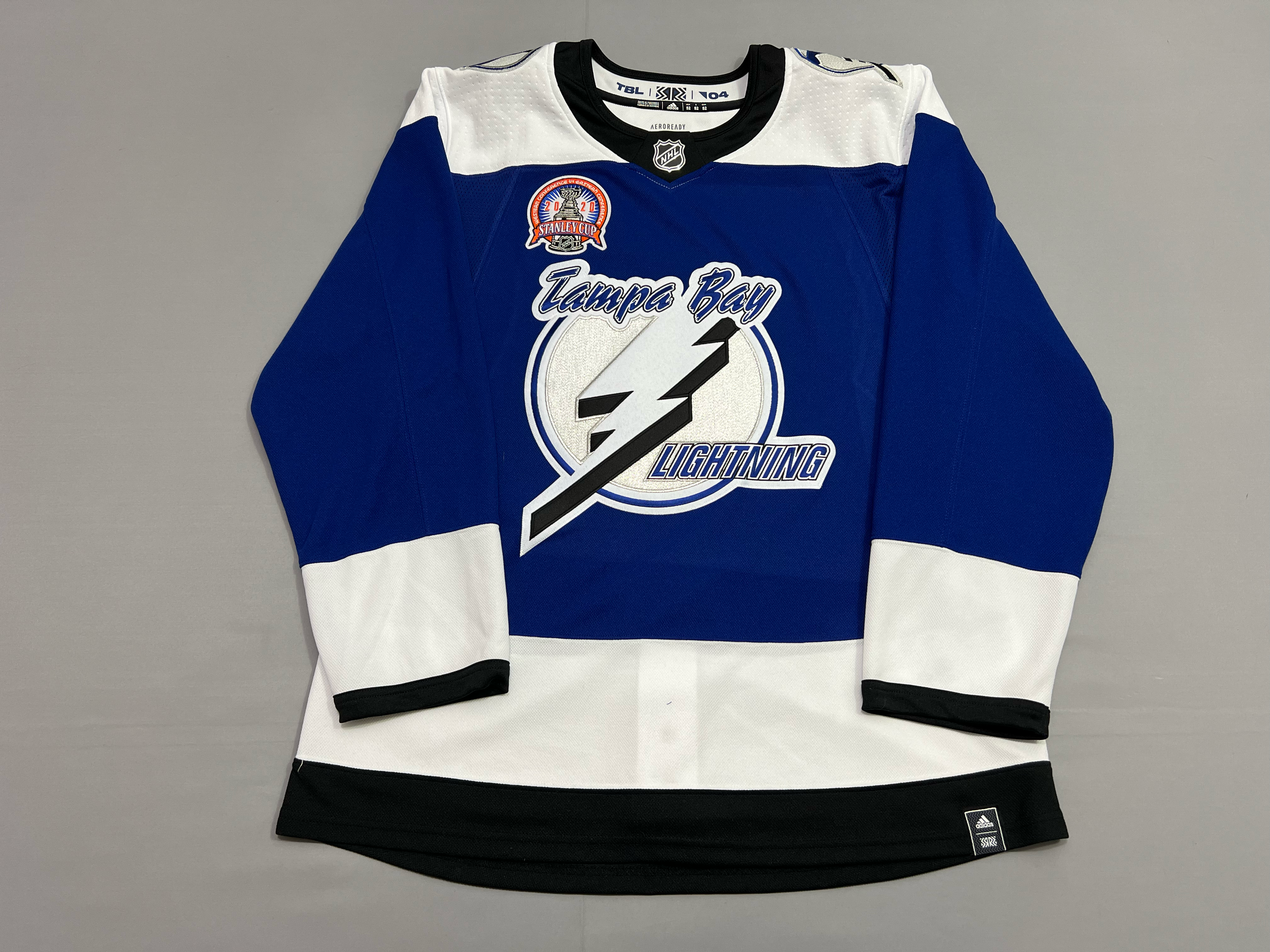 Tampa Bay Lightning Reverse Retro Adidas Authentic NHL Hockey Jersey