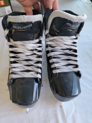 Senior Used Bauer Supreme S27 Hockey Goalie Skates Regular Width Size 9