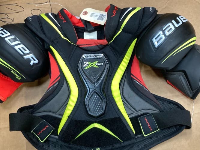 Junior Used Large Bauer Vapor 2x pro Shoulder Pads