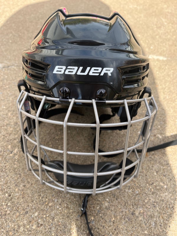 Bauer Youth Helmet With Full Bauer Face Shield SidelineSwap