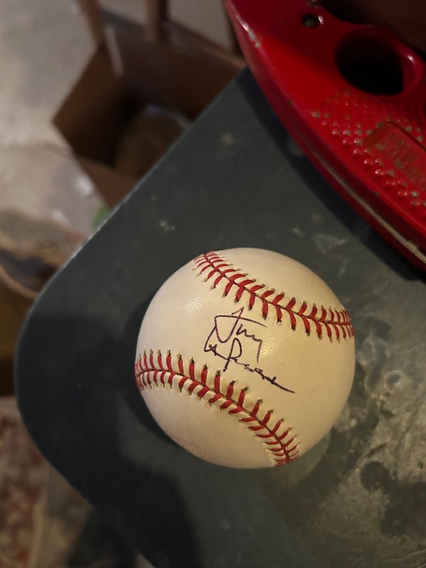Tony Larussa autographed baseball