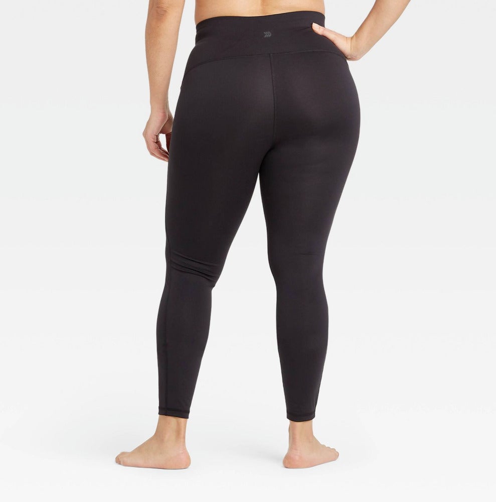 NWT All In Motion Contour Curvy High Rise Leggings Black Size XL