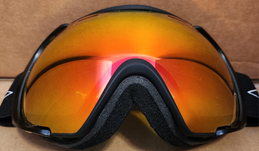Bolle Anchor Ski Goggles Black Frames Fire Orange Lens, Unisex Medium Large