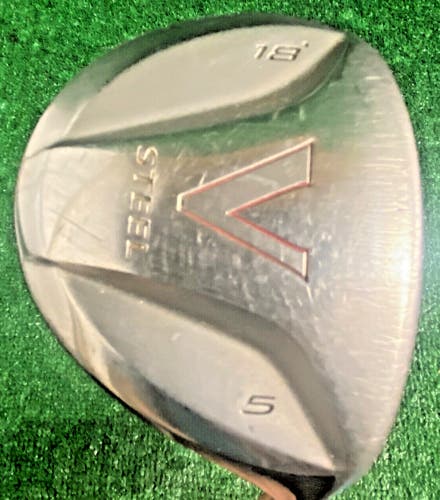 TaylorMade V-Steel 5 Wood 18 Degrees Nice Grip RH Men's Regular Steel 42.25 Inch