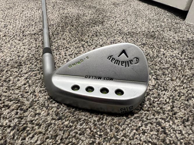 Men's Callaway Wedge Flex Steel Shaft MD3 Milled Chrome S-Grind Wedge