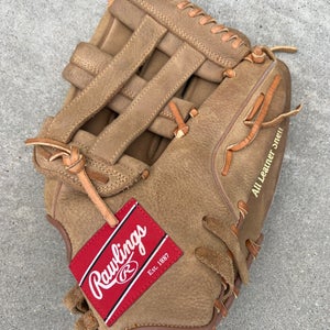 Used Rawlings Player Preferred Right Hand Throw Outfield Baseball Glove 11.75"