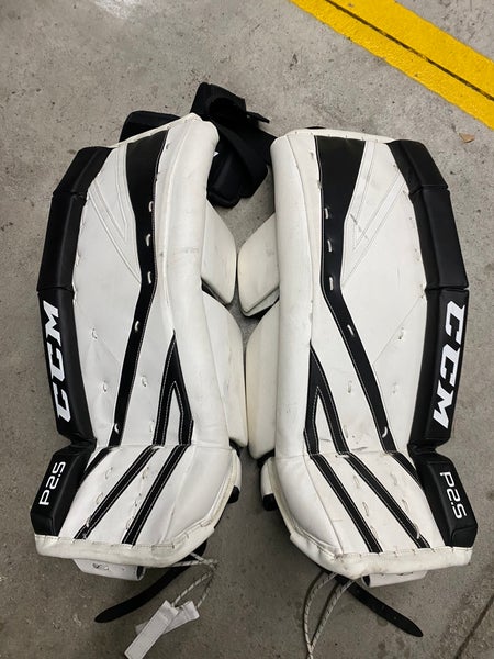 Youth goalie pads, glove, blocker and chest protector