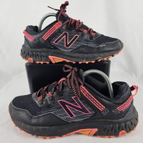 New Balance 410 V6 Black Pink Trail Running Casual Shoes Womens Size 10