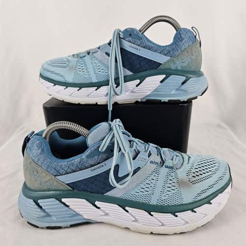 Hoka One One Gaviota 2 Blue Running Shoes Sneakers 1099630-FSMB Womens Size 8.5