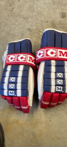 Vintage CCM hockey gloves