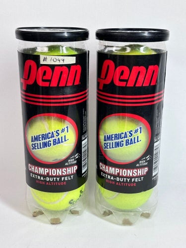 #1044 Balls Penn Championship Extra-Duty Felt Tennis Balls NEW USED