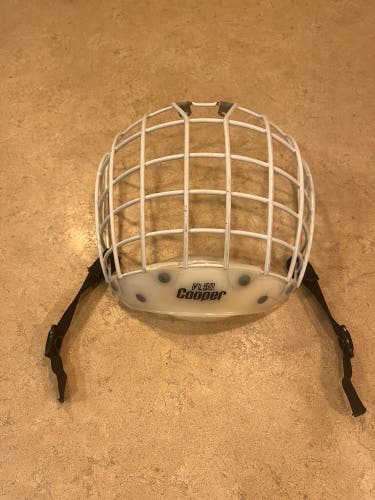 Cooper Vintage Ice Hockey Cage Mask VL50 White