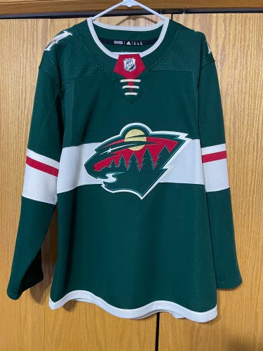 Used Minnesota Wild home authentic jersey size 50