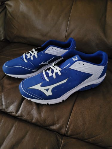 Blue New Adult Men's Size 12 (Women's 13) Mizuno