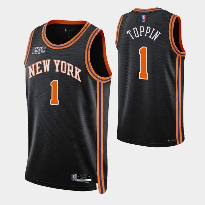 Obi Toppin - New York Knicks - Game-Worn Statement Edition Jersey