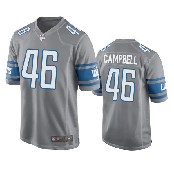 Jack Campbell Detroit Lions Nike Game Jersey - Blue