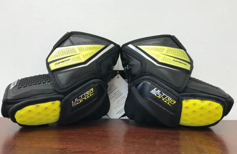 New Junior Medium Bauer Supreme Ultrasonic Elbow Pads