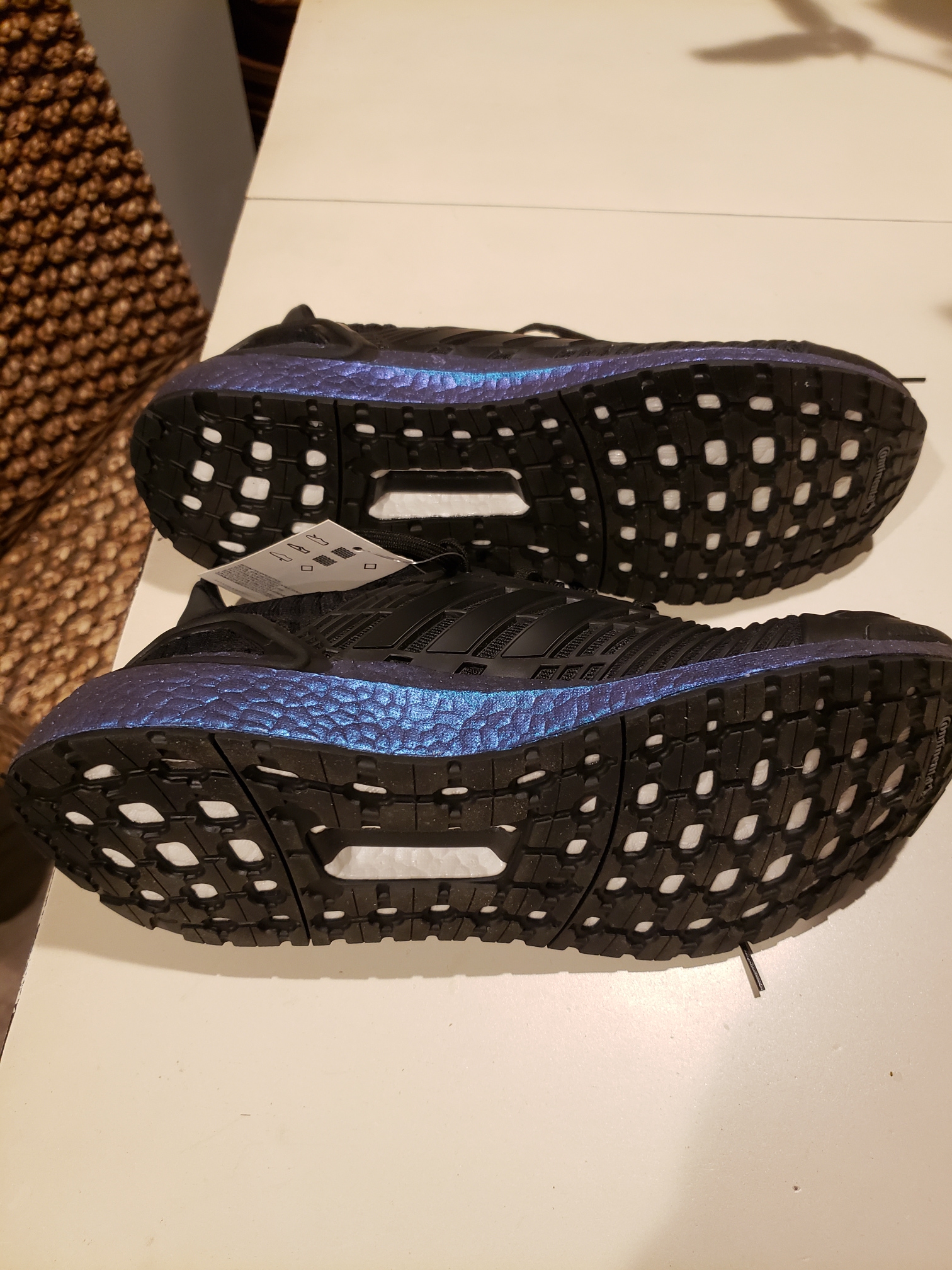 Adidas Mens Black Blue Clima Cool ULTRABOOST DNA
