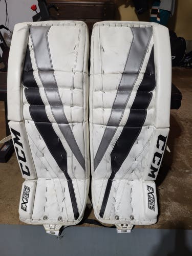 32+2" CCM E-Flex lll Goalie Leg Pads Pro Stock
