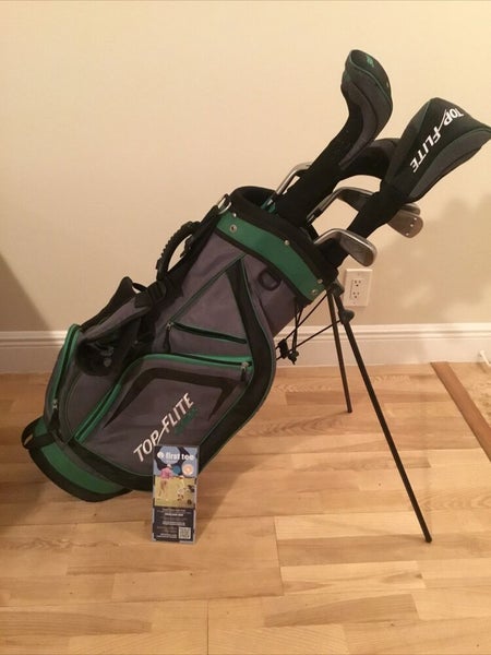 Top Flite Green Gamer X Golf Bag And Clubs READ