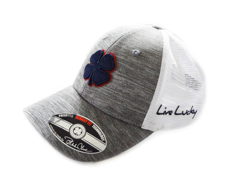 NEW Black Clover Live Lucky Perfect Luck 1 Charcoal/White Fitted L/XL Hat/Cap