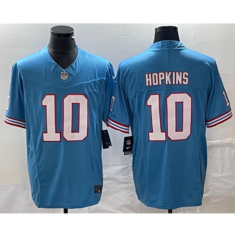 Tennessee Titans Jeffery Simmons Blue Oilers Throwback Limited