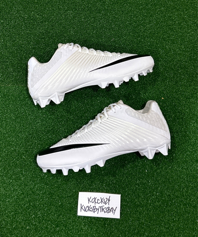 Nike Vapor Speed 2 Cleats White 856507 109 Mens size 10 LAX iridescent