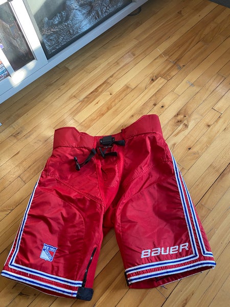 Pro Stock New York Rangers Large Bauer Supreme Pant Shell