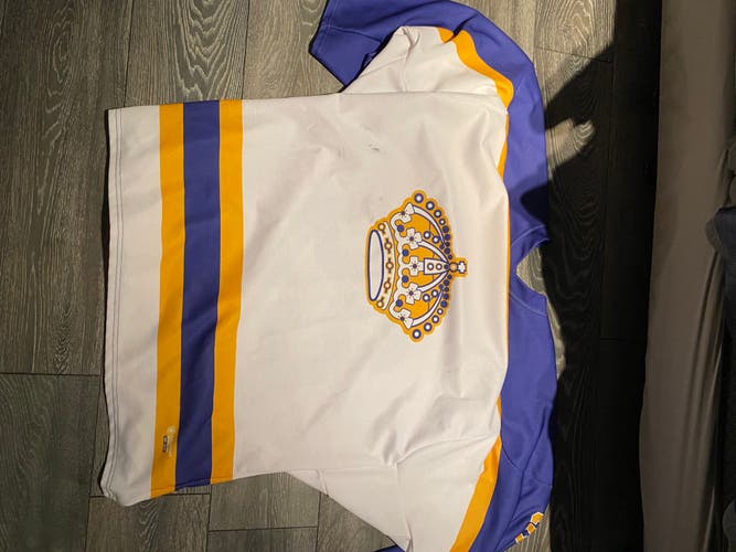 LA Kings sublimated  Goalie Cut Men's Jersey