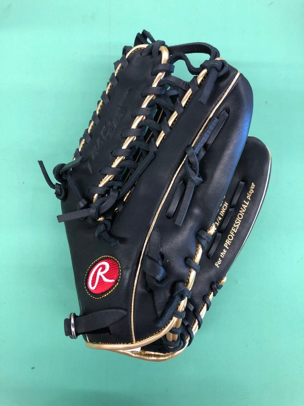 Used Rawlings R9 Right Hand Throw Outfield Baseball Glove (12.75")