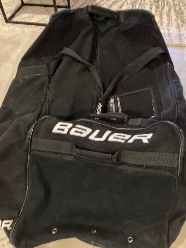 Used Bauer canvas hockey bag