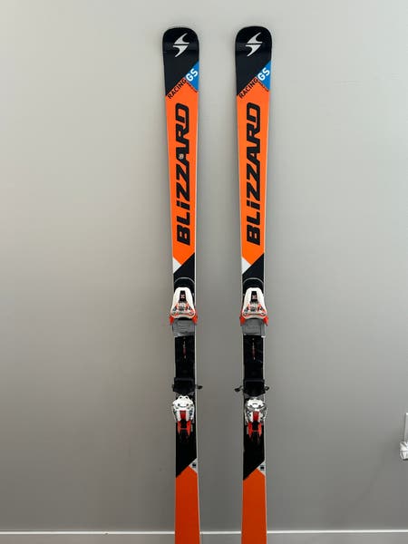 Used Blizzard 176 cm Racing Race World Cup GS Skis Without