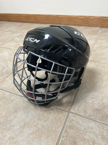 CCM fl40 helmet combo barely used Medium