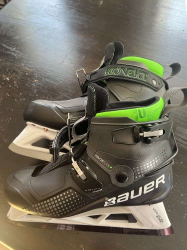 New Bauer Regular Width Size 9 Konekt Hockey Goalie Skates