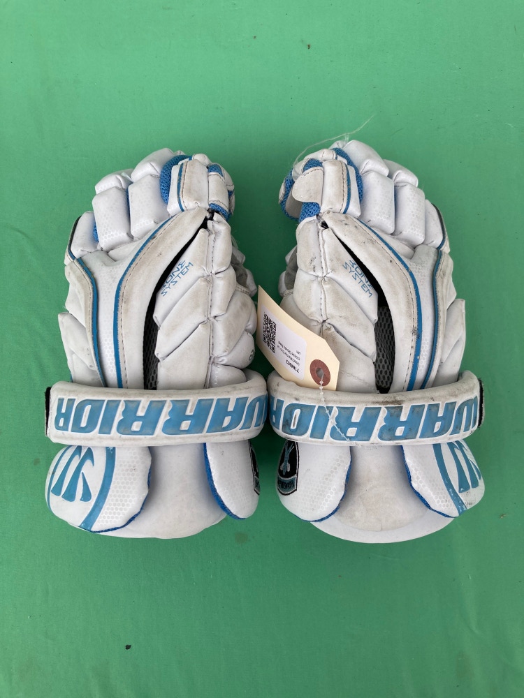 Used Warrior Evo Lacrosse Gloves Medium