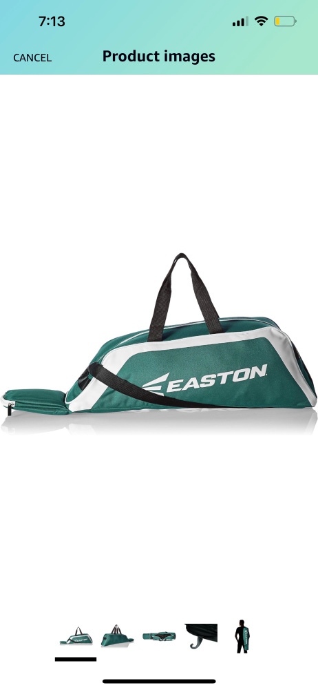 New! Easton E100T Green baseball Tote bat bag