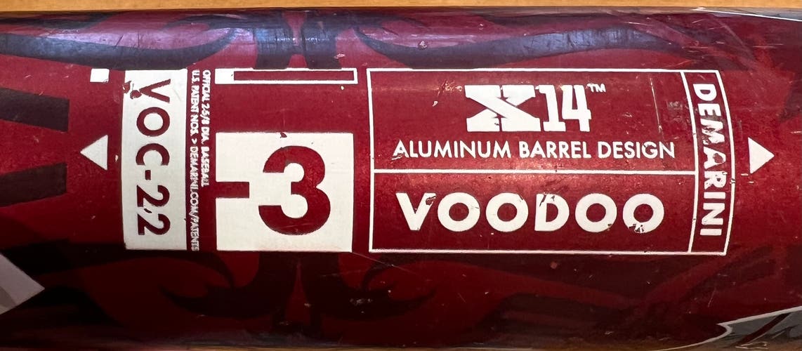 Used BBCOR Certified Alloy (-3) 28 oz 31" Voodoo One Bat