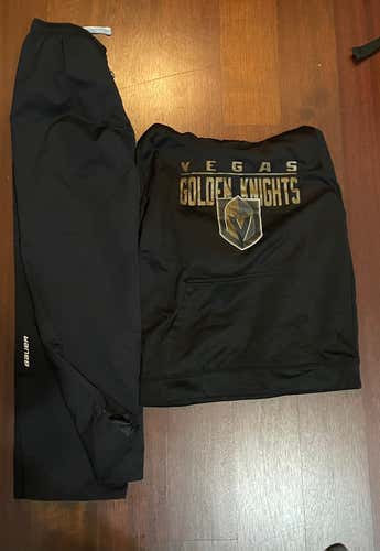 Lg Bauer Dry-land pants and Small Official VGK NHL Hoodie BUNDLE! - Like New