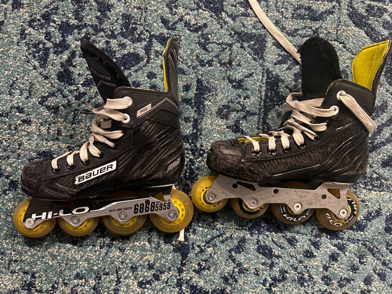 Used Bauer Regular Width Size 1 RS Inline Skates