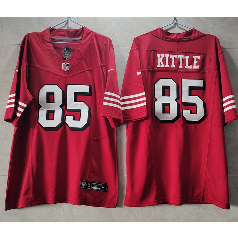 Men's Nike George Kittle White San Francisco 49ers Vapor Limited Jersey