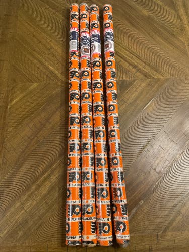 FanWrap  Vintage  4 Philadelphia Flyers   Wrapping Paper 4pk