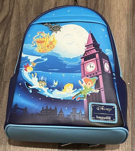 Disney Loungefly Peter Pan Backpack New With Tags