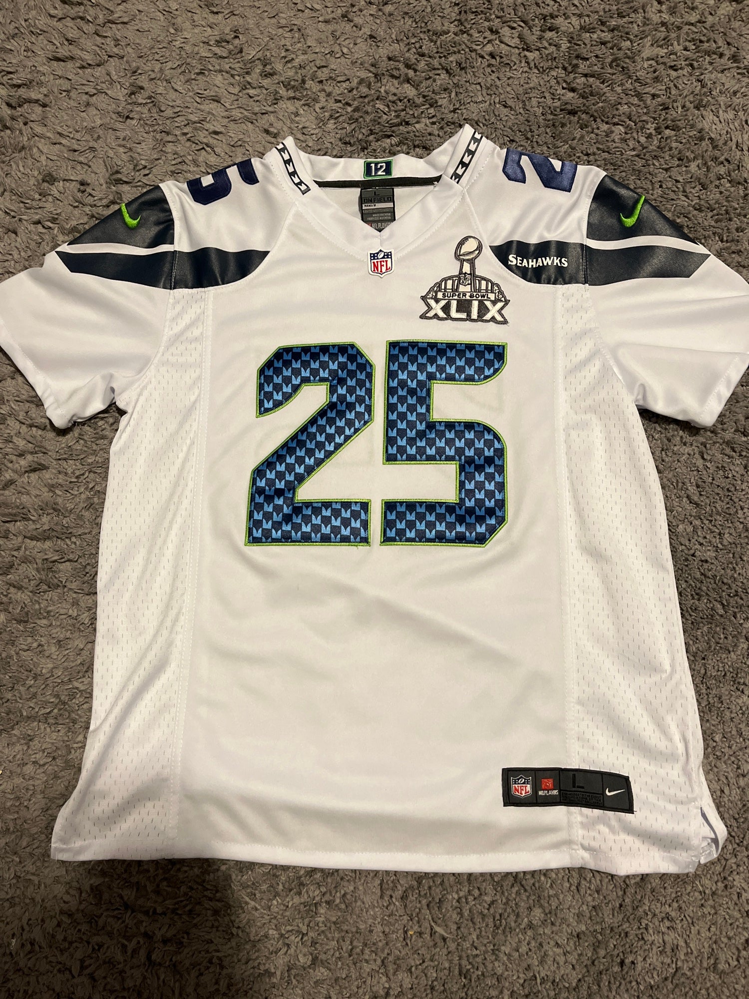 Richard Sherman Seattle Seahawks Super Bowl XLIV Stitched Jersey