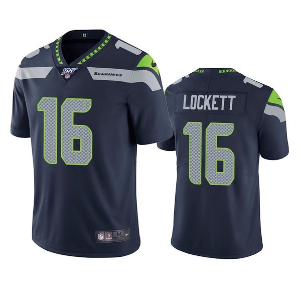 NFL Pro Line Men's Tyler Lockett College Navy Seattle Seahawks Team Player Jersey