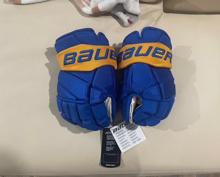 Bauer Vapor 2x pro hockey gloves pro stock Buffalo Sabres