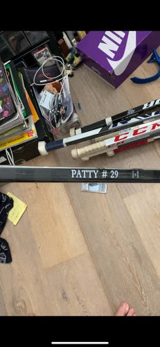 Laine and Campbell signed sticks
