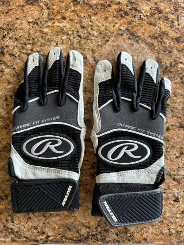 2 Pairs Of Rawlings Batting Gloves SEE DESCRIPTION